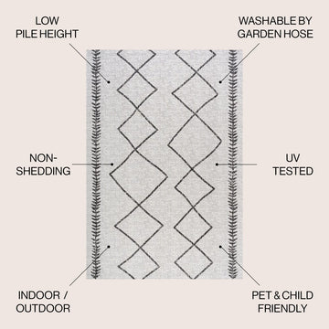 Derya Tribal Diamond Trellis Indoor/outdoor Area Rug